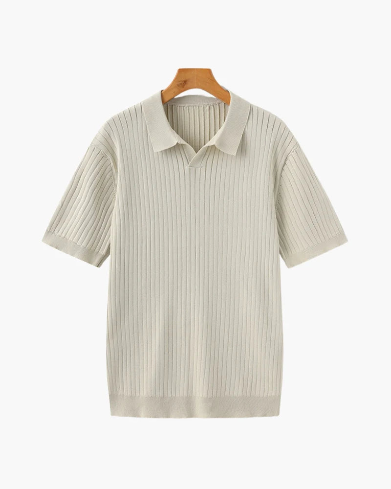 Polo côtelé haut de gamme