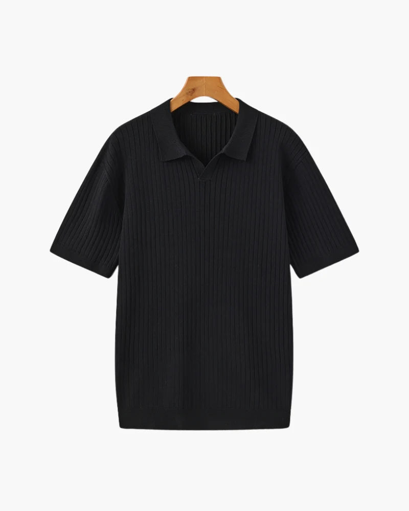 Polo côtelé haut de gamme