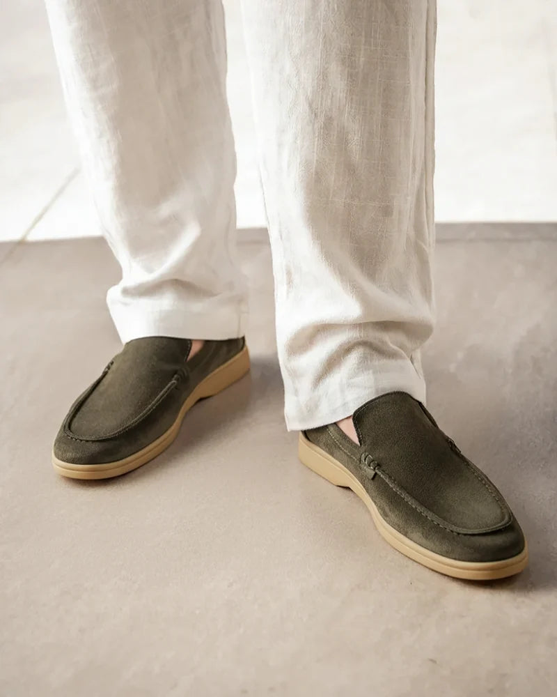 Mocassins en daim de qualité supérieure