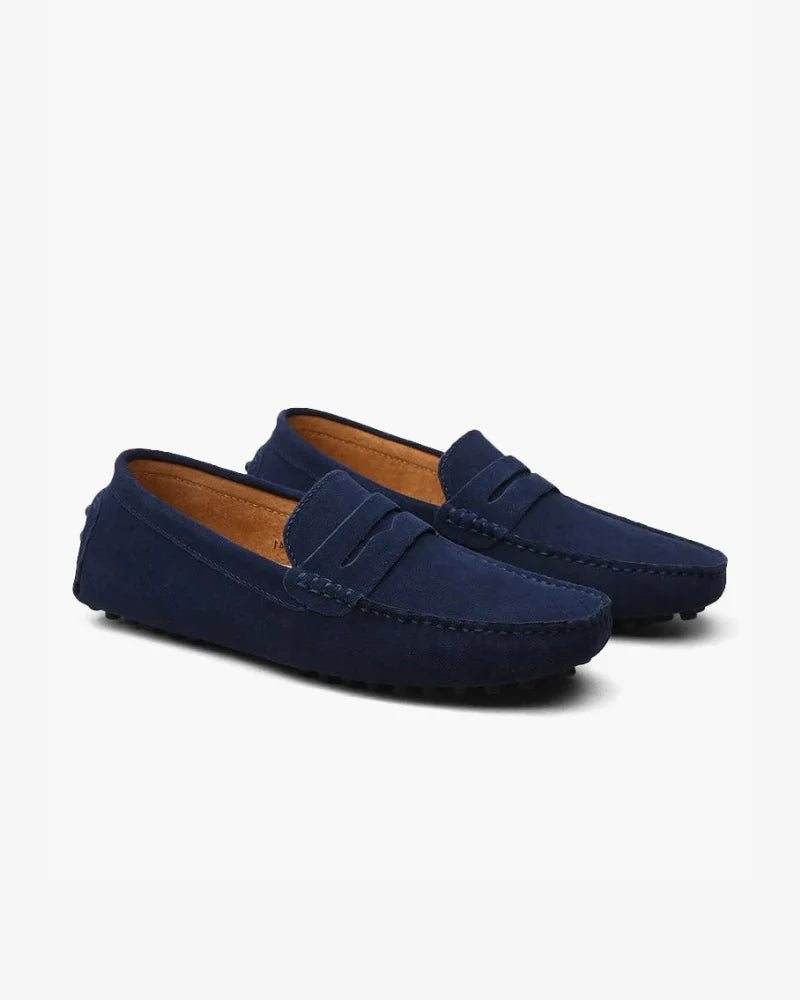 Mocassins en daim pour conducteurs
